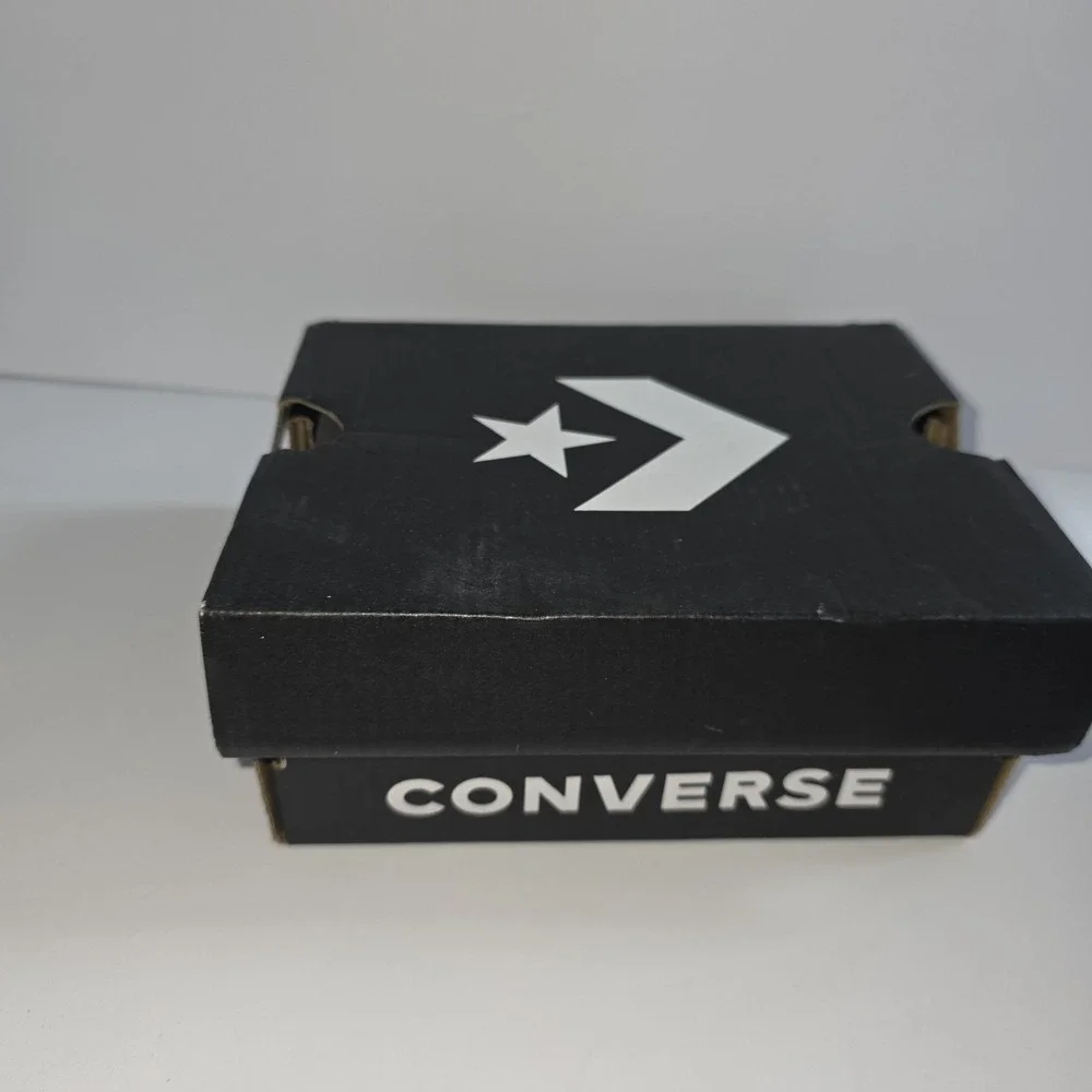 Converse Toddler Size 4 Black Canvas All Star Sneakers Shoes